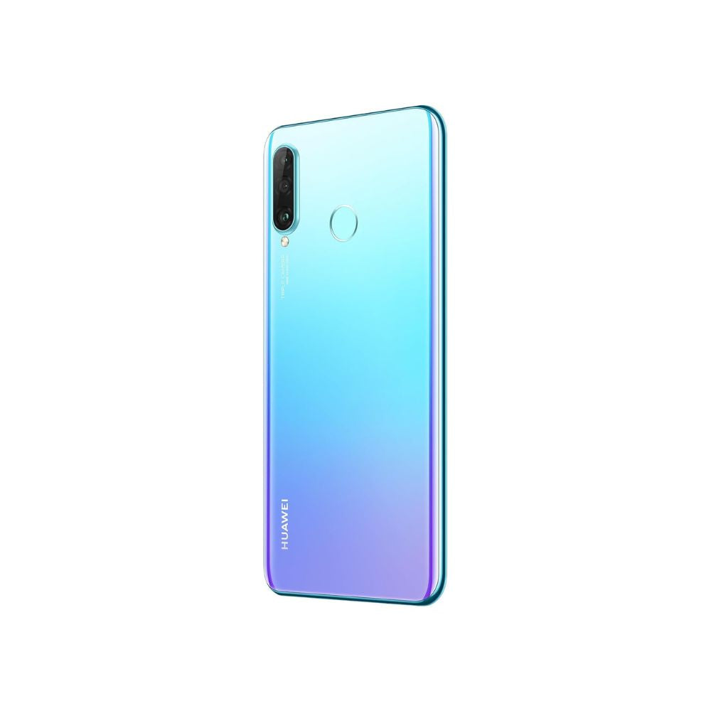 huawei p30 lite back tilted left view
