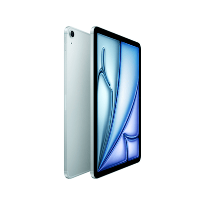iPad Air 11-inch M4 128GB Blue (Wi-Fi + Cellular) — New, Sealed & Boxed side view