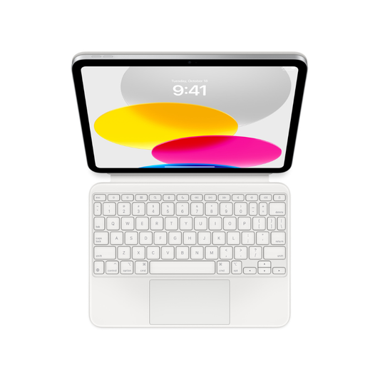 iPad Magic Keyboard Folio - Grade A, iPad 10/11(A16), White
