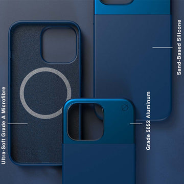 iphone 13 pro max atom studios blue case