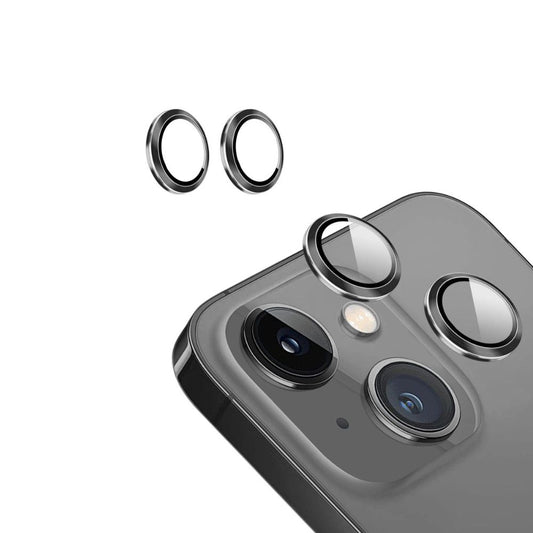 iPhone 14/14 Plus/15/15 Plus Single Camera Lens Protector Black