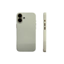 iPhone 16 Plus Silicone Lens Protector Case White