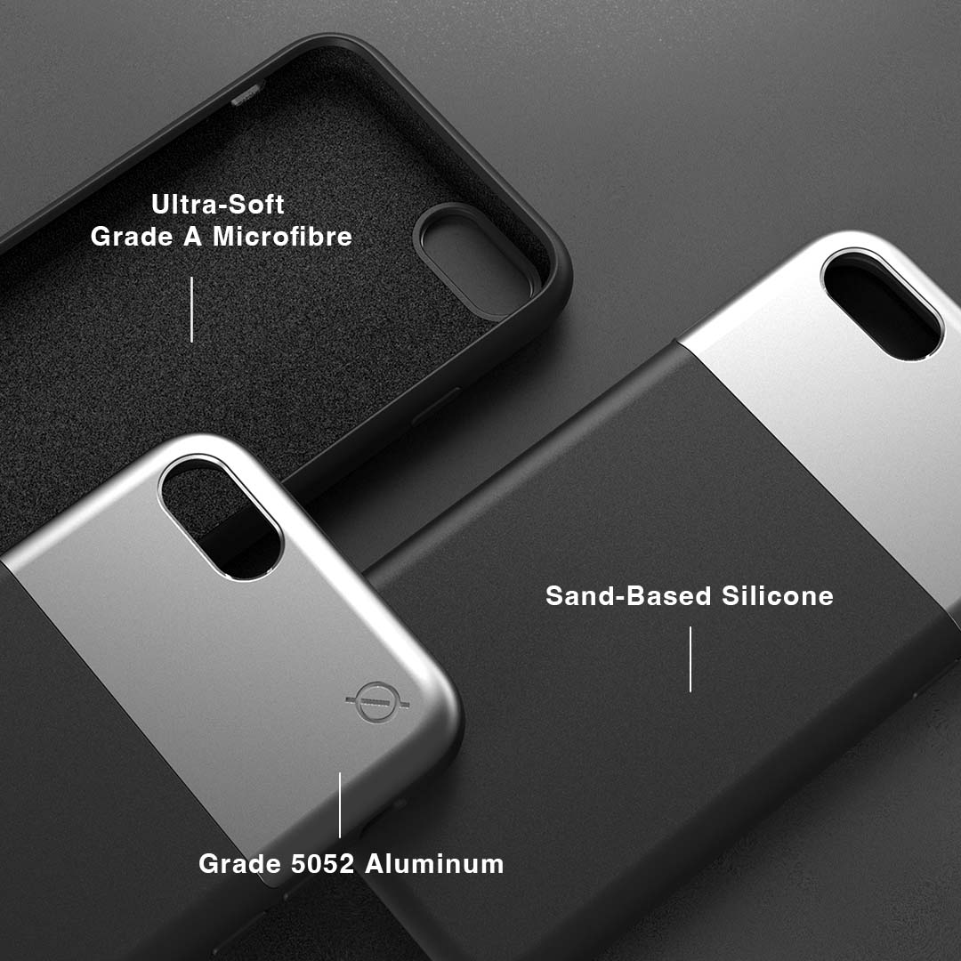 atom studios case for iphone 7 8 se black specs