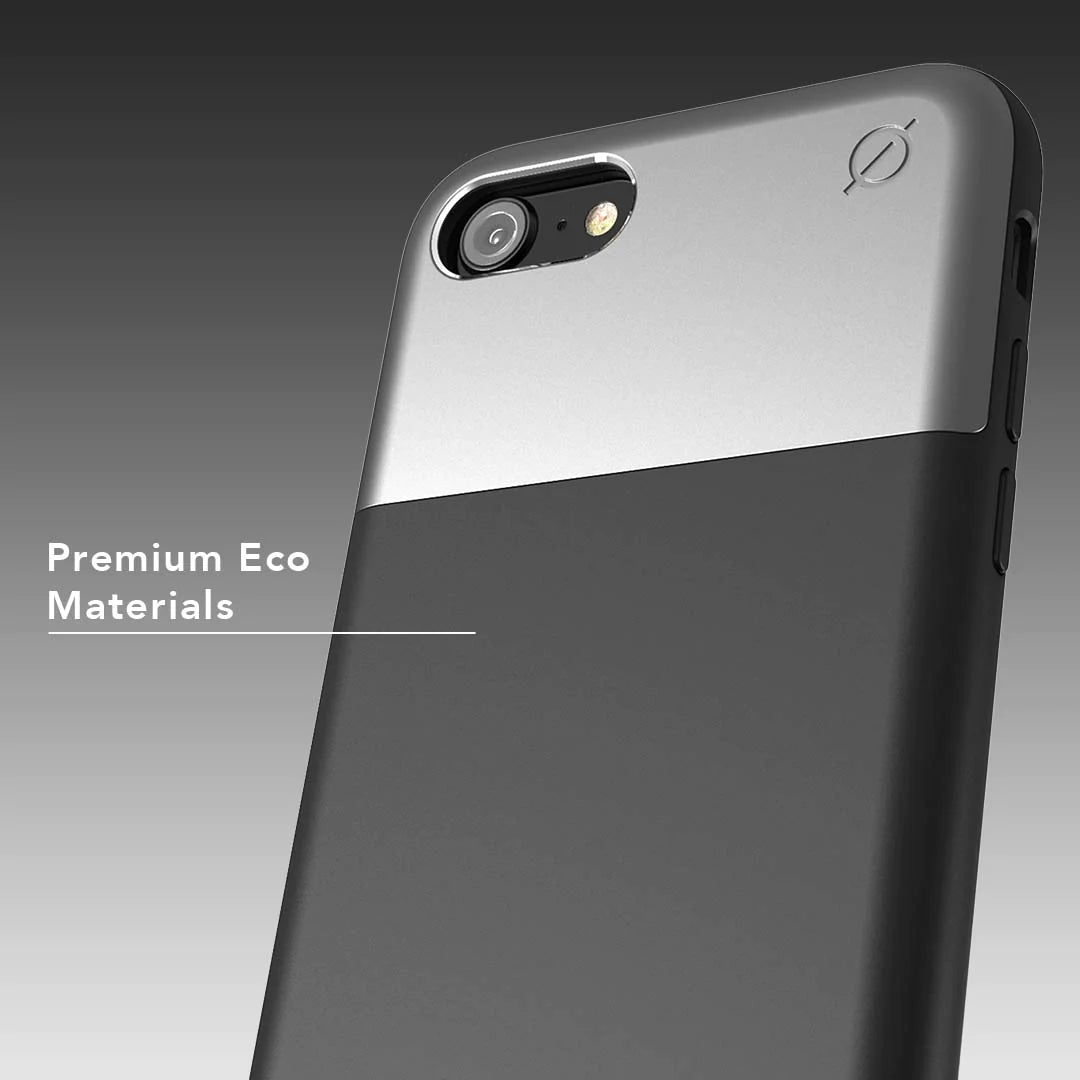 black silver atom studios case for iphone 7 8 se