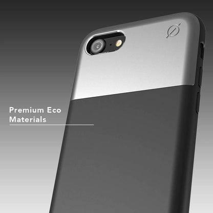 black silver atom studios case for iphone 7 8 se