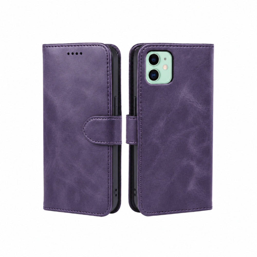 iPhone 17e / 16e Book Flip Case Leather Wallet