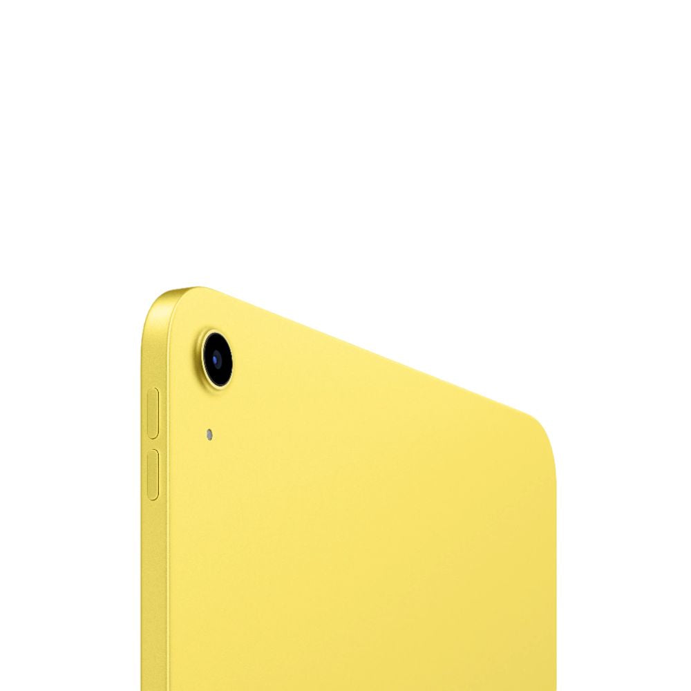 ipad 10th generation yellow top view