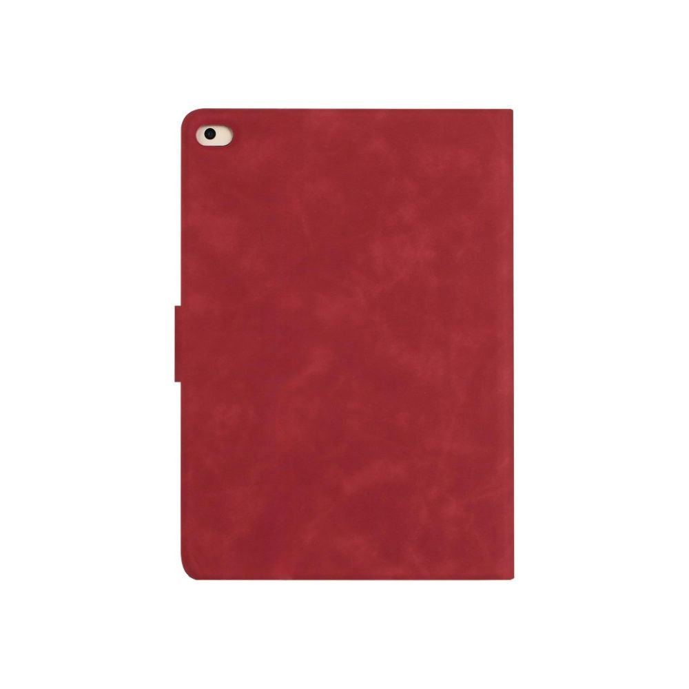 ipad leather wallet case for mini 1 2 3 4 5 6, ipad pro 12.9 red back