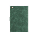 iPad 10.9 (2020)/Pro 11 Book Flip Case Green Leather Wallet with Magnetic Closure