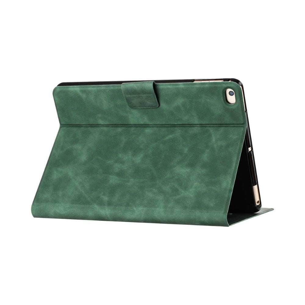 ipad leather wallet case for mini 1 2 3 4 5 6, ipad pro 12.9 green folded