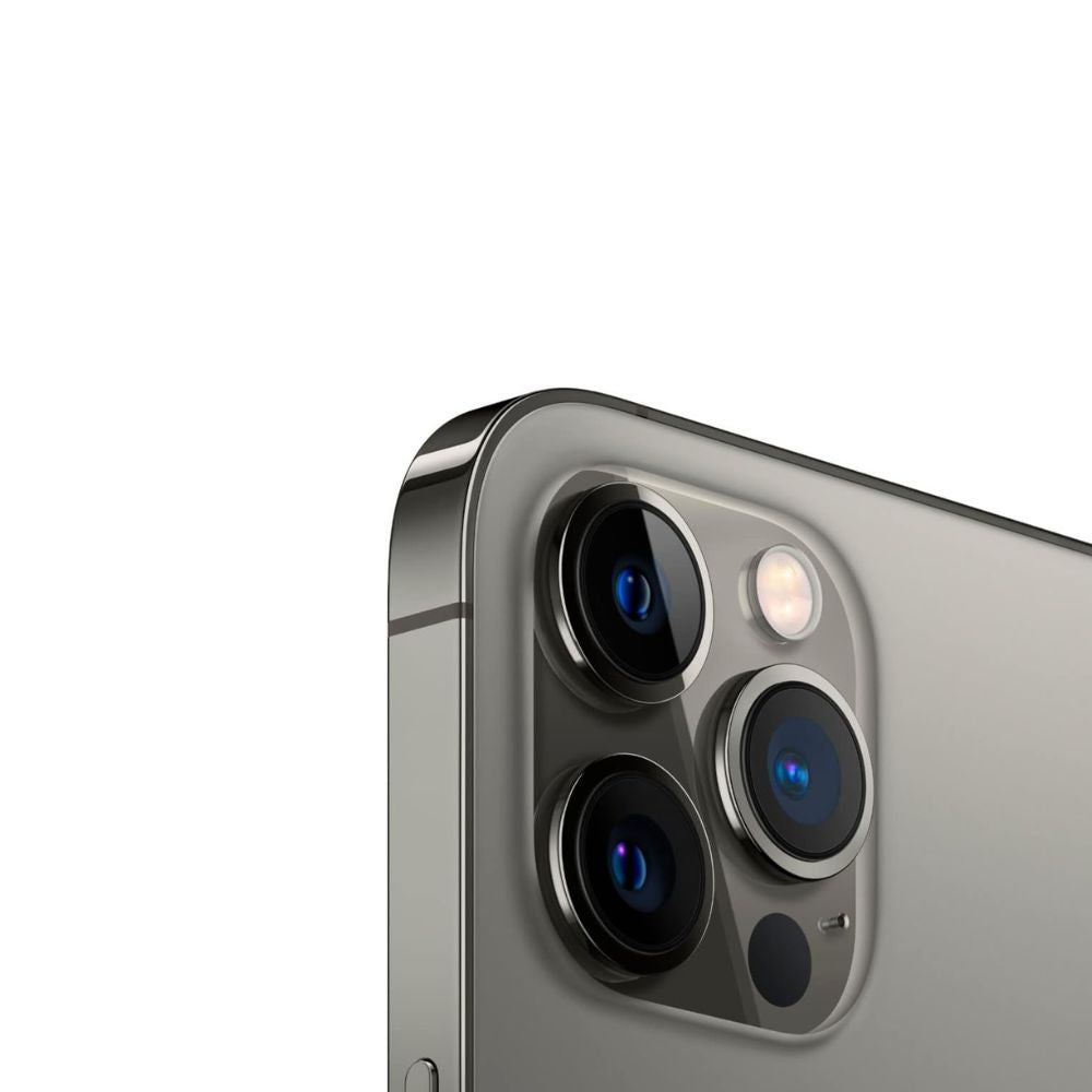 iphone 12 pro graphite unlocked 128gb top side view