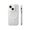 iPhone Corrugated Case with MagSafe Clear/White