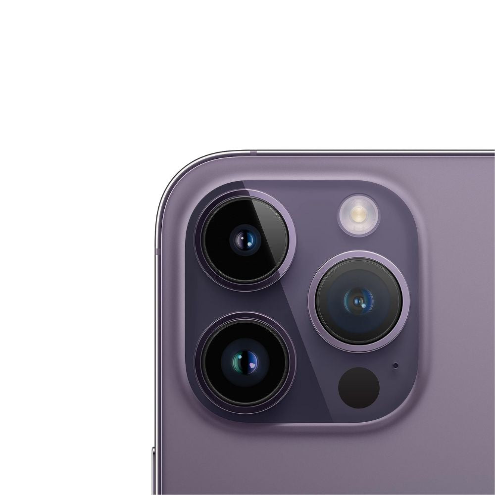 iphone 14 pro max refurbished deep purple camera view