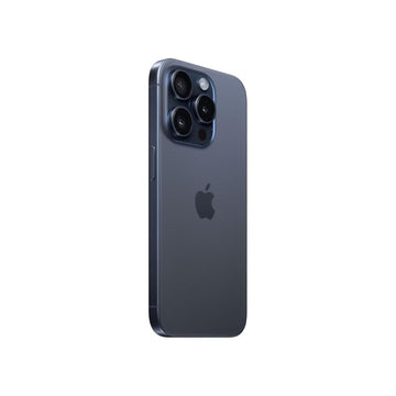 iphone 15 pro blue titanium side