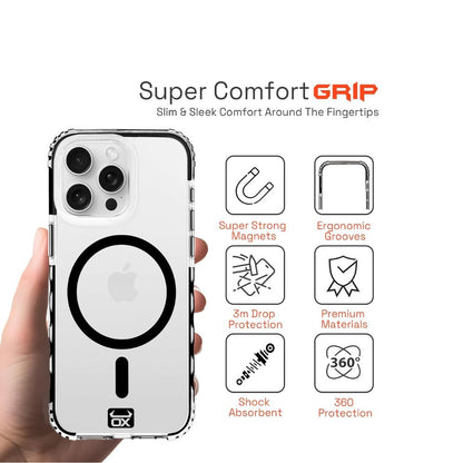 iphone 15 pro ox grip bear black case specs