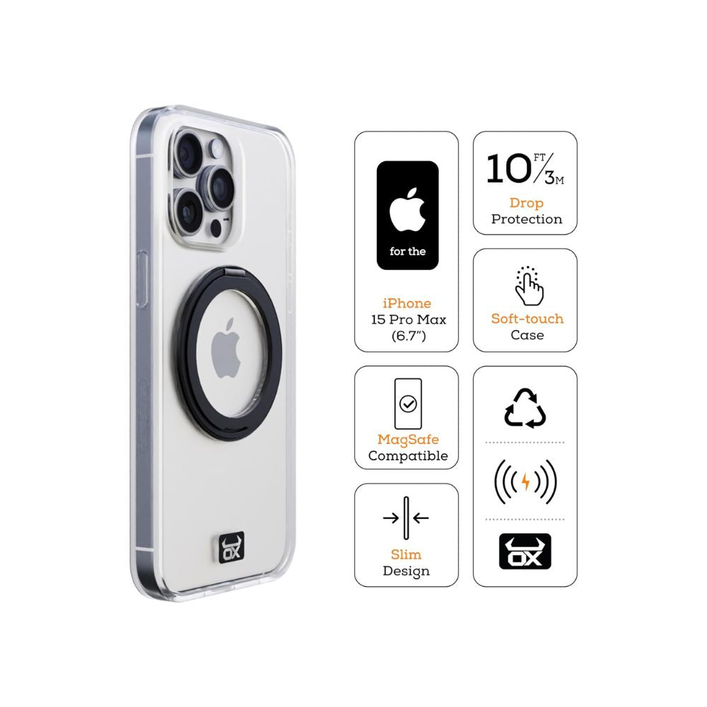 iphone 15 pro max wolf white case specs