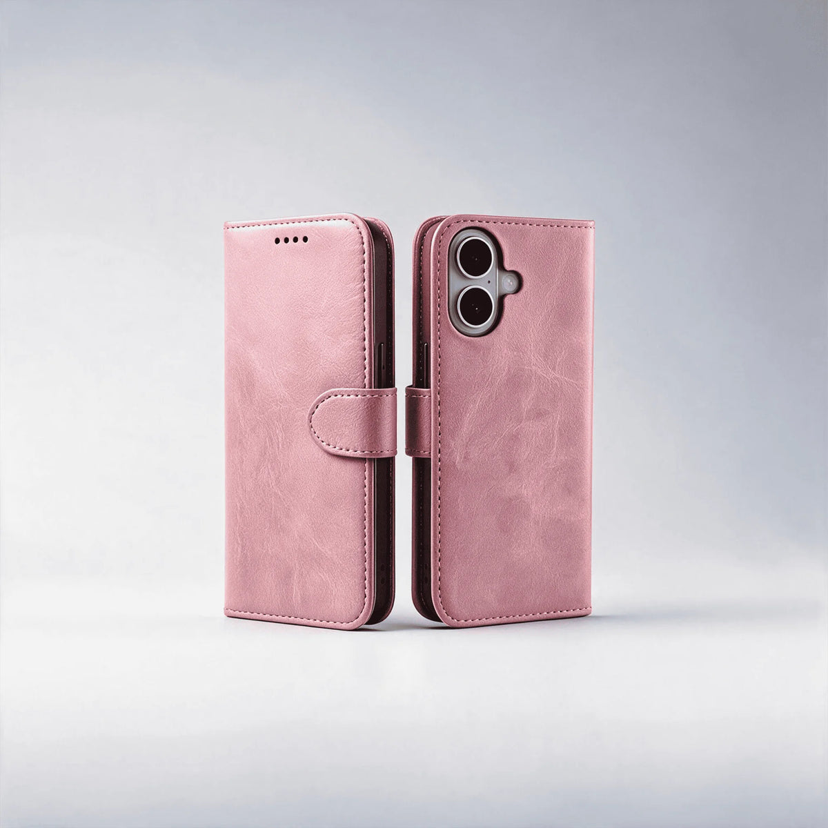 iPhone 16 Series Book Flip Case Leather Wallet