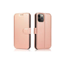 iPhone 16 Pro Book Flip Case Rose Gold Leather Wallet