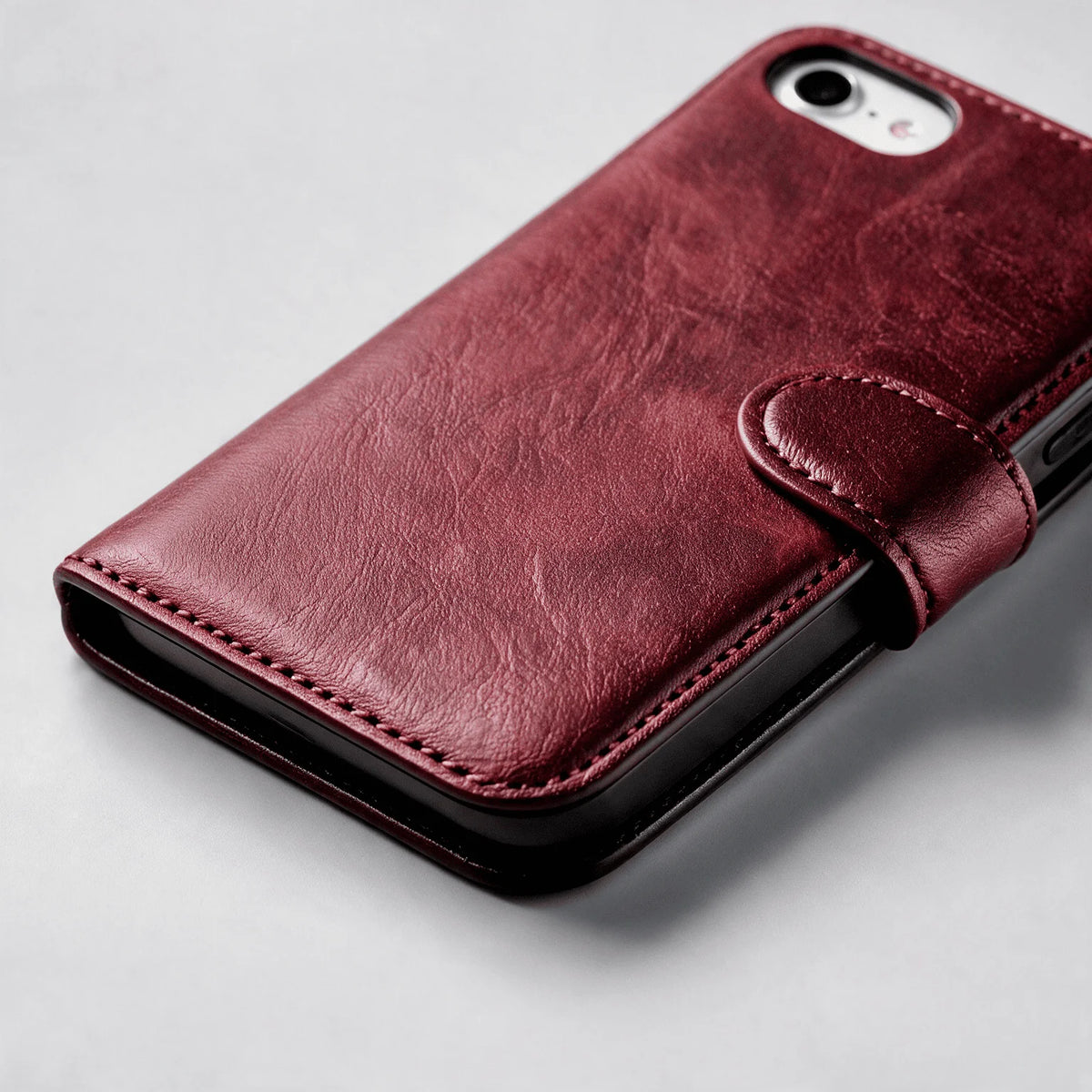 iPhone 17e / 16e Book Flip Case Leather Wallet