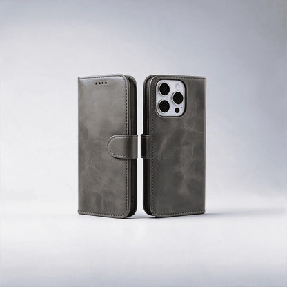 iPhone 16 Series Book Flip Case Leather Wallet
