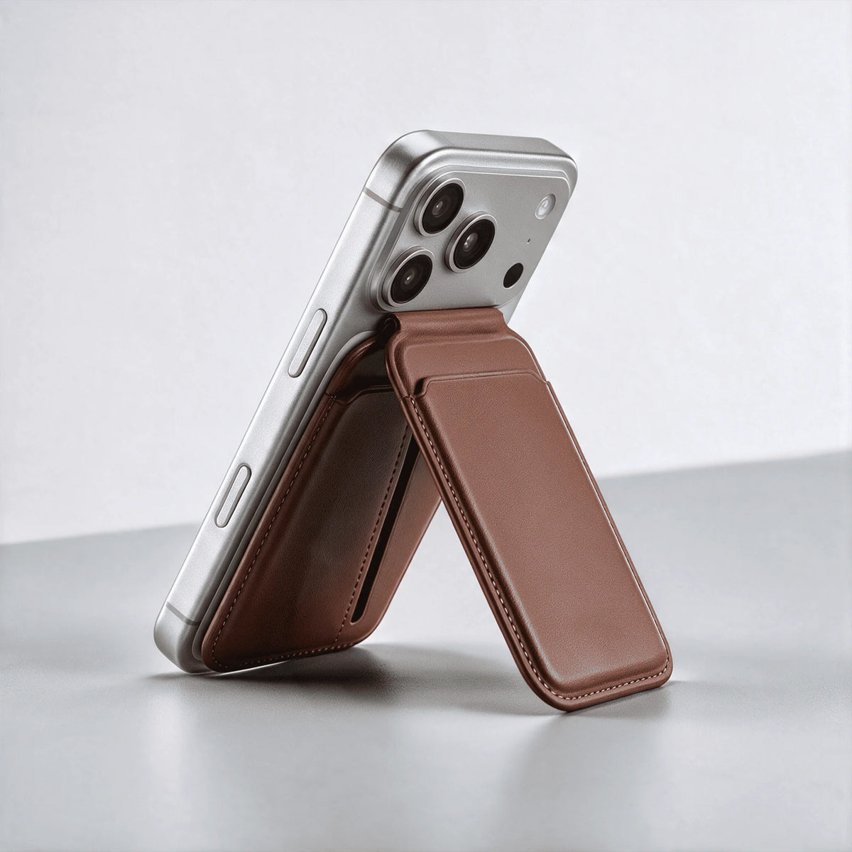 iPhone MagSafe Compatible Wallet Card Holder + Stand