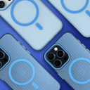 iPhone Corrugated Case with MagSafe Dark Blue
