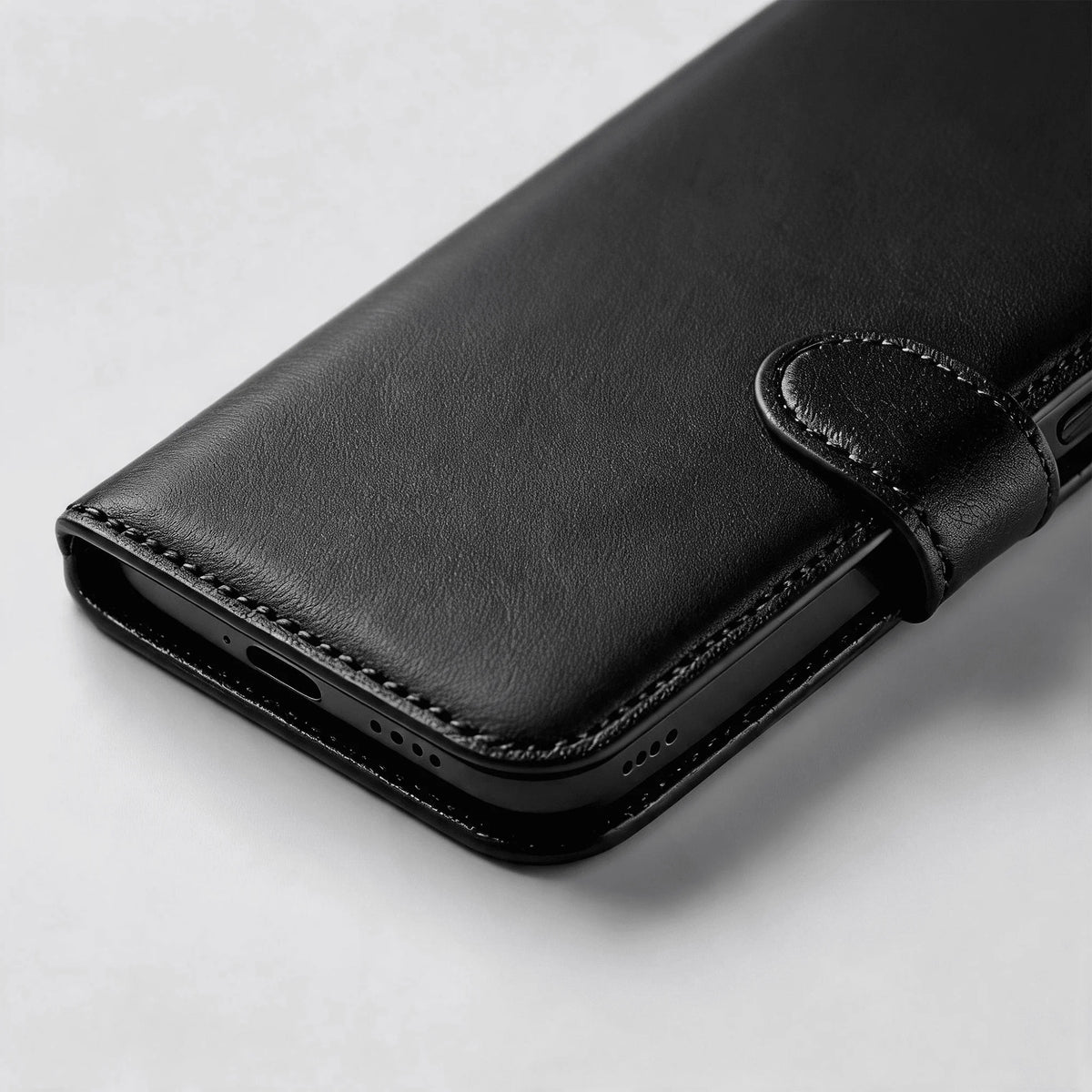 iPhone 16 Series Book Flip Case Leather Wallet
