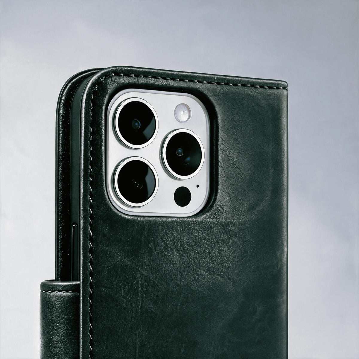 iPhone 16 Series Book Flip Case Leather Wallet
