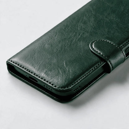 iPhone 16 Series Book Flip Case Leather Wallet