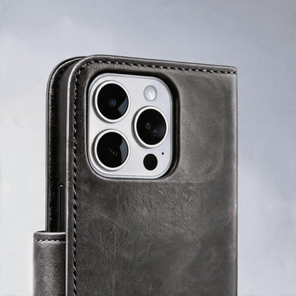 iPhone 16 Series Book Flip Case Leather Wallet