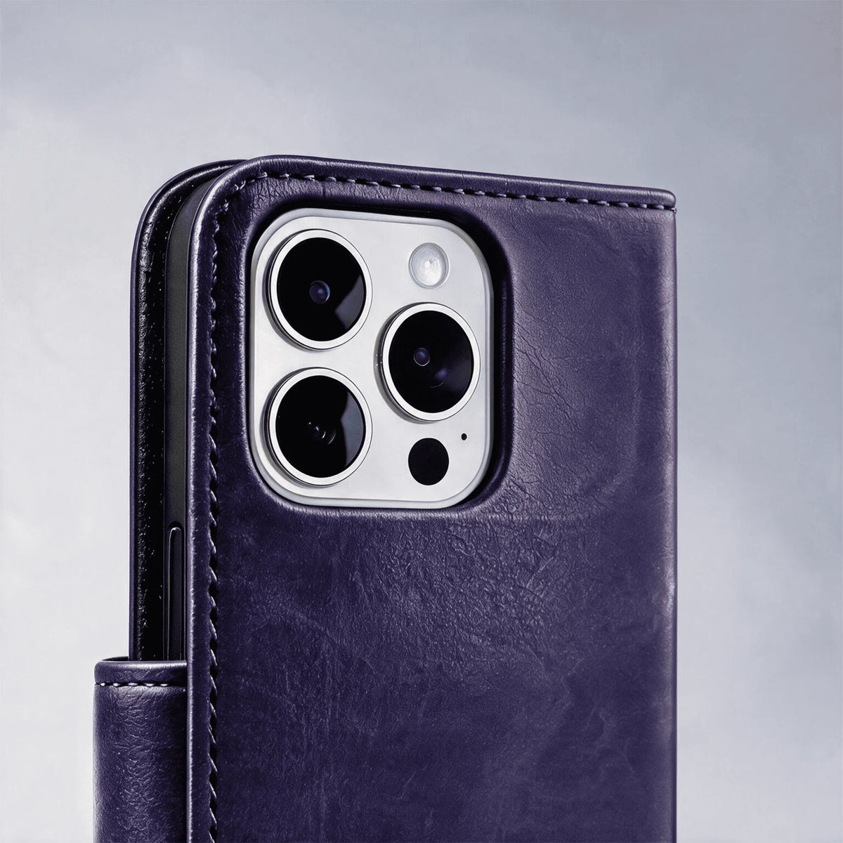 iPhone 16 Series Book Flip Case Leather Wallet