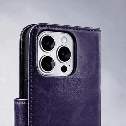 iPhone 16 Series Book Flip Case Leather Wallet