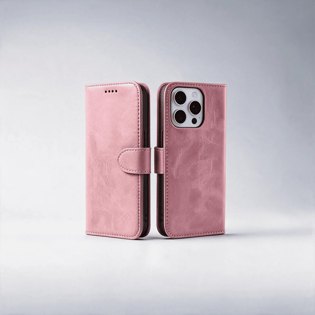 iPhone 16 Series Book Flip Case Leather Wallet