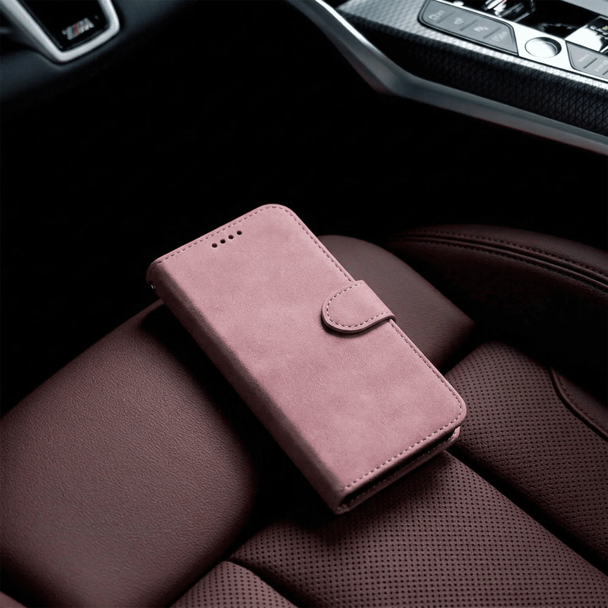 iPhone 16 Series Book Flip Case Leather Wallet