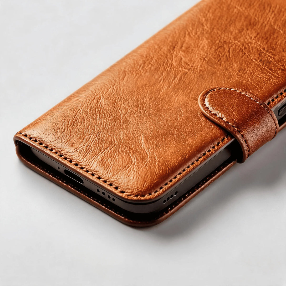 iPhone 16 Series Book Flip Case Leather Wallet