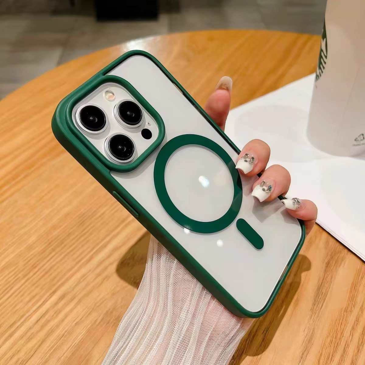 iphone vibe magsafe case green