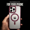 iPhone 16 Pro Max Vibe Magsafe Case Wine Red