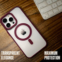 iPhone 16 Pro Max Vibe Magsafe Case Wine Red