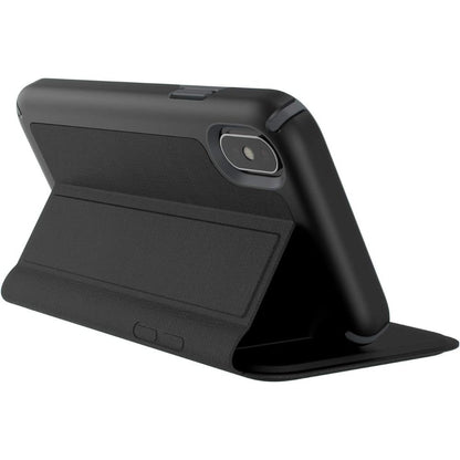 iphone x xs book case black folded