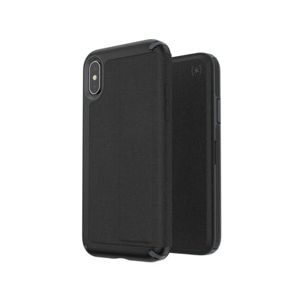 iphone x xs book case black