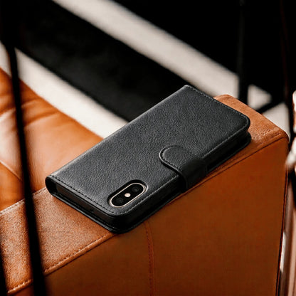 iPhone X / XS / XR / XS Max Book Flip Case Leather Wallet