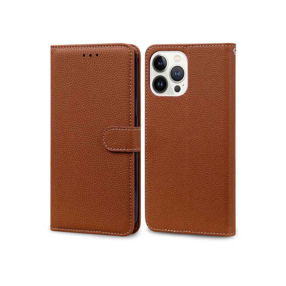 iPhone 14 Series Book Flip Case Leather Wallet