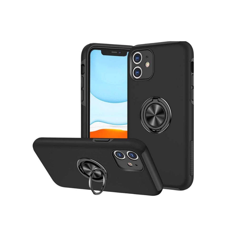 iphone 11 case black ring holder