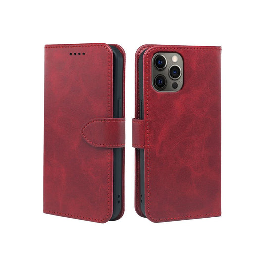 iPhone 15 Series Book Flip Case Leather Wallet