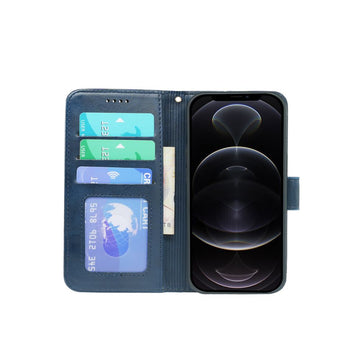 iPhone 14 / Plus / Pro / Pro Max Book Flip Case Leather Wallet