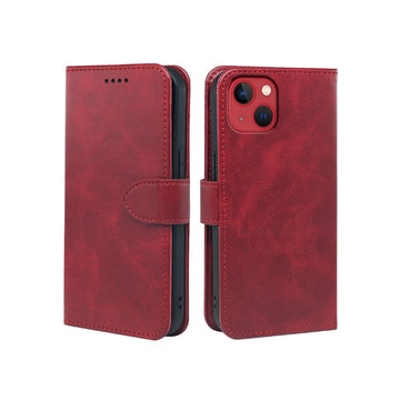 iPhone 14 / Plus / Pro / Pro Max Book Flip Case Leather Wallet