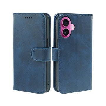 iPhone 16 / Plus / Pro / Pro Max Book Flip Case Leather Wallet