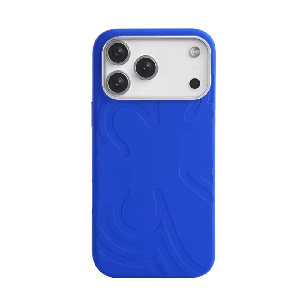 Floral Magnetic Silicone iPhone Case – 17 & 18 Pro Series