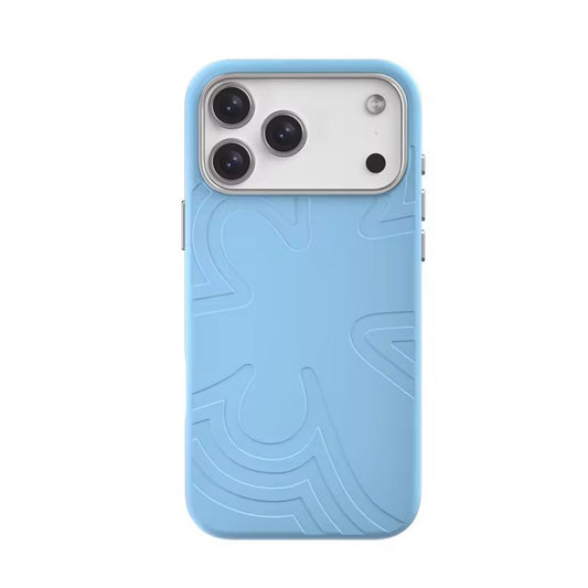 Floral Magnetic Silicone iPhone Case – 17 & 18 Pro Series