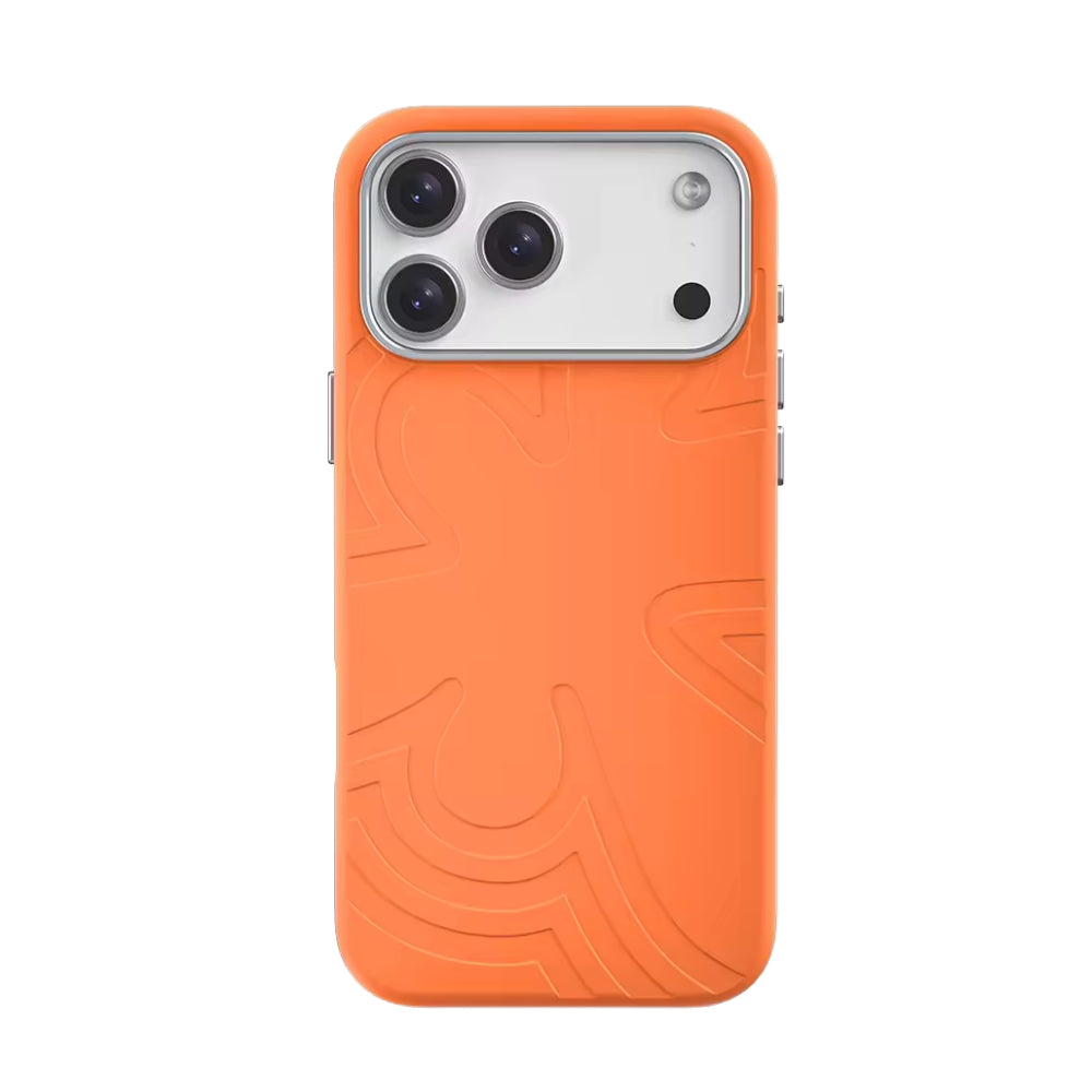 Floral Magnetic Silicone iPhone Case – 17 & 18 Pro Series